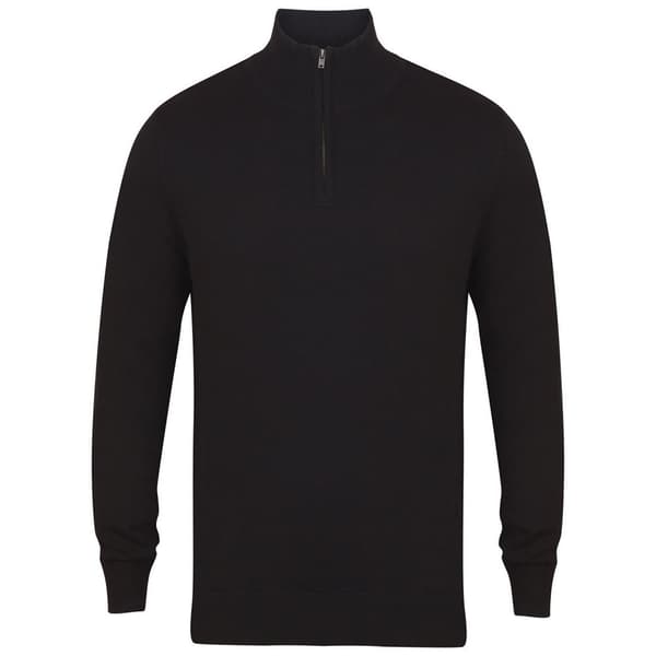 Henbury Sweatshirt med dragkedja för män