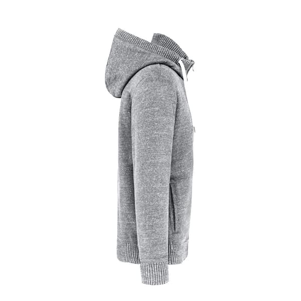 Kariban Mens Vintage Heather Sherpa Lined Fleece Jacket