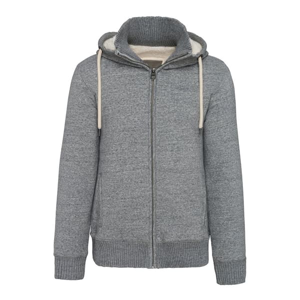 Kariban Mens Vintage Heather Sherpa Lined Fleece Jacket