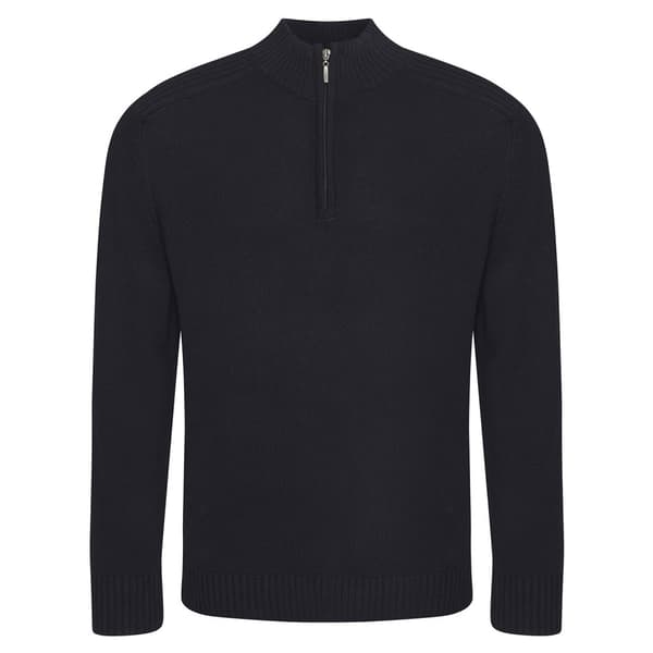 Ecologie Unisex Adult Wakhan Knitted Quarter Zip Sweatshirt Black XL