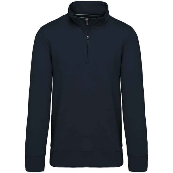 Kariban Sweatshirt med dragkedja för män