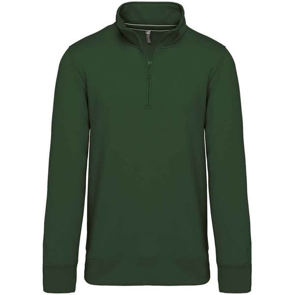 Kariban Sweatshirt med dragkedja för män