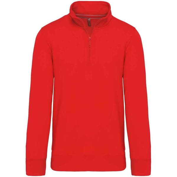 Kariban Sweatshirt med dragkedja för män