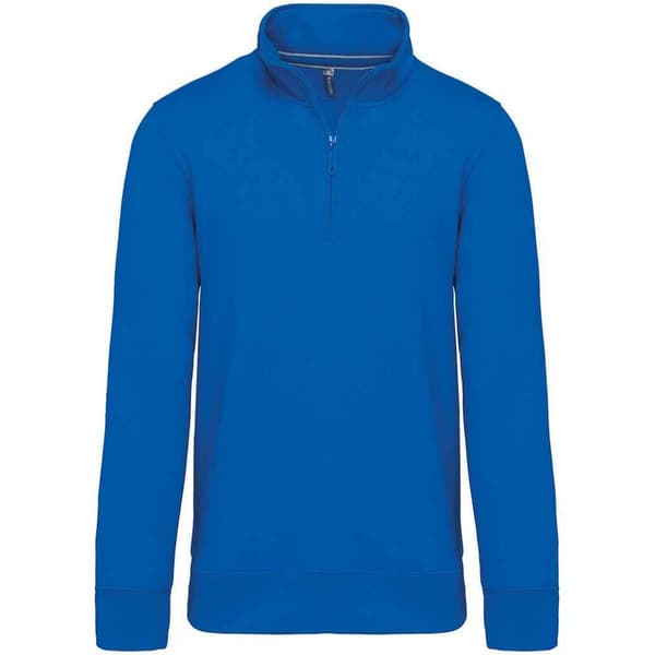 Kariban Sweatshirt med dragkedja för män