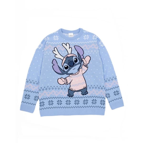 Lilo & Stitch Stickad jultröja för kvinnor/damer