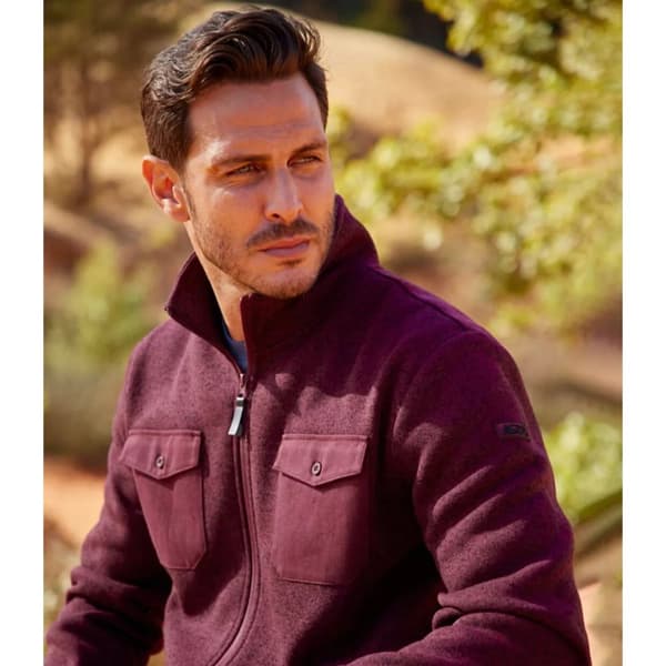 Atlas For Men Mens Brushed Fleece Jacket