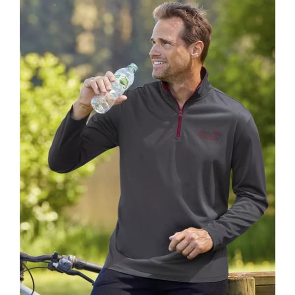 Atlas For Men Mens Half Zip Active Top (Pack of 2)