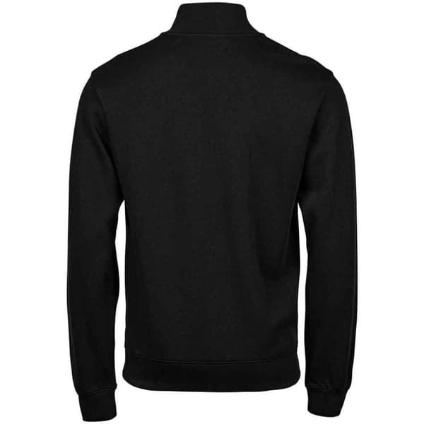 Tee Jays Mens Ribber Interlock Half Zip Sweatshirt