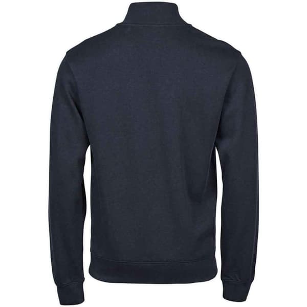 Tee Jays Mens Ribber Interlock Half Zip Sweatshirt