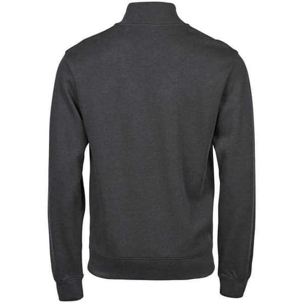 Tee Jays Mens Ribber Interlock Half Zip Sweatshirt