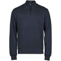 Miniatyrbilde 1 av 3: Tee Jays Mens Ribber Interlock Half Zip Sweatshirt