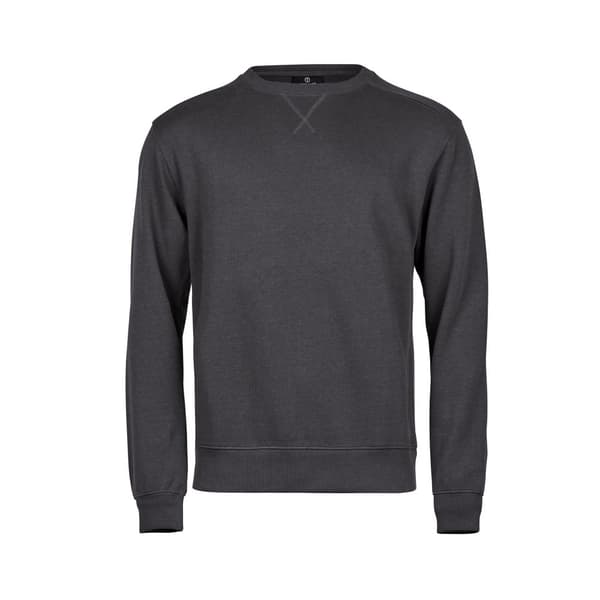 Tee Jays Mens Ribber Interlock Crew Neck Sweatshirt