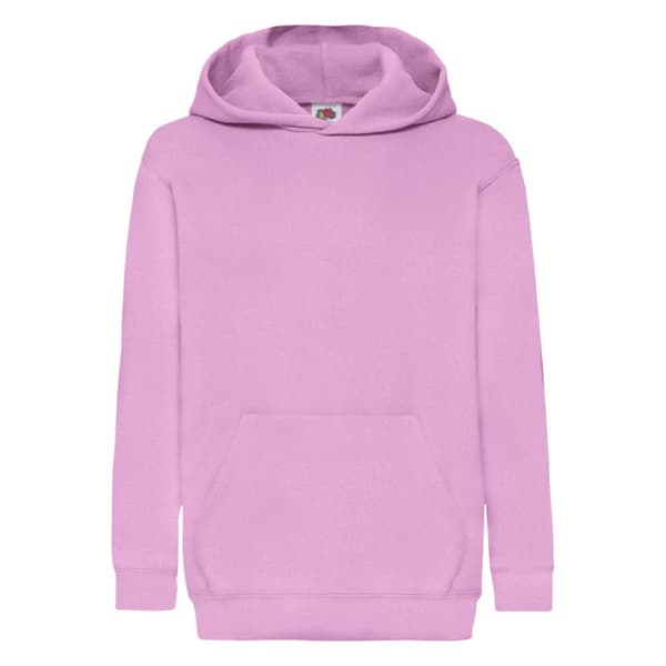 Fruit of the Loom Barn/Kids Classic Hooded Sweatshirt med huva