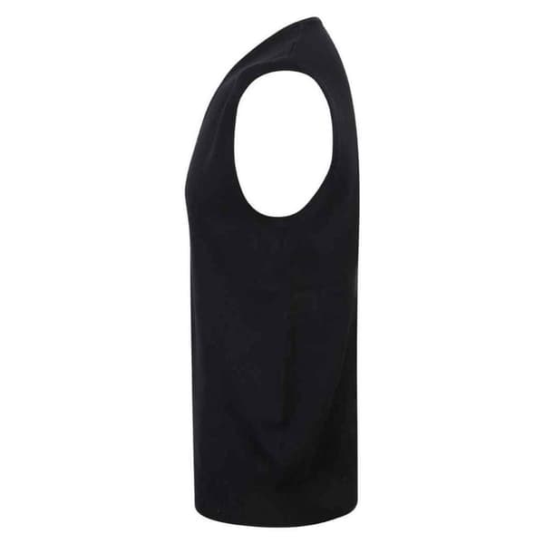 Henbury Herr Bomull Akryl V-ringad Ärmlös Sweatshirt