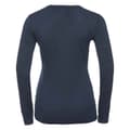 Miniatyrbilde 2 av 4: Russell Collection Womens/Ladies Marl V Neck Sweatshirt
