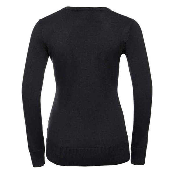 Russell Collection Womens/Ladies Marl V Neck Sweatshirt
