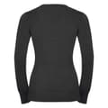 Miniatyrbilde 2 av 3: Russell Collection Womens/Ladies Marl V Neck Sweatshirt