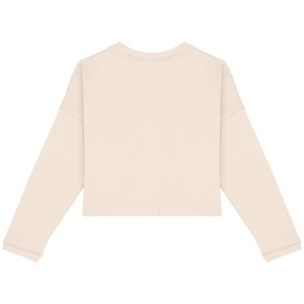 Native Spirit Sweatshirt med överdimensionerad grädde för damer/damer