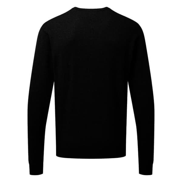 Premier Mens Knitted Cotton Crew Neck Sweatshirt