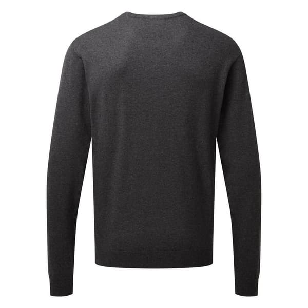 Premier Mens Knitted Cotton Crew Neck Sweatshirt
