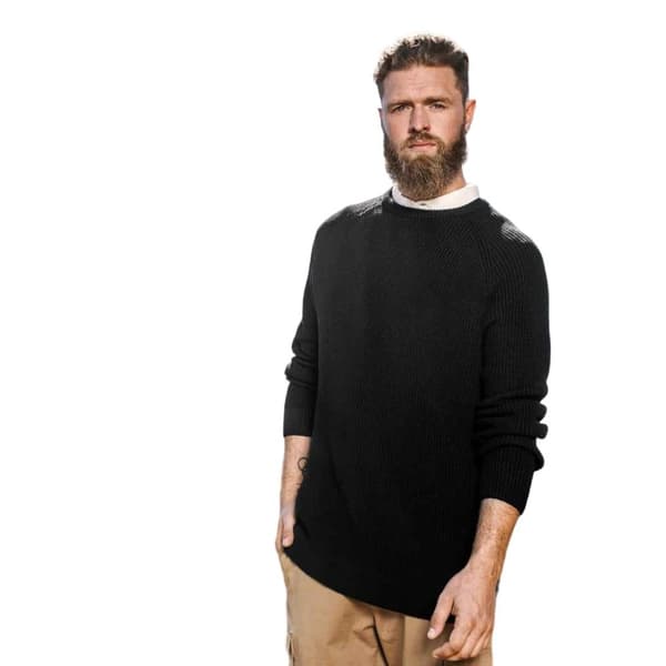 Native Spirit Mens Chunky Knit Sweatshirt
