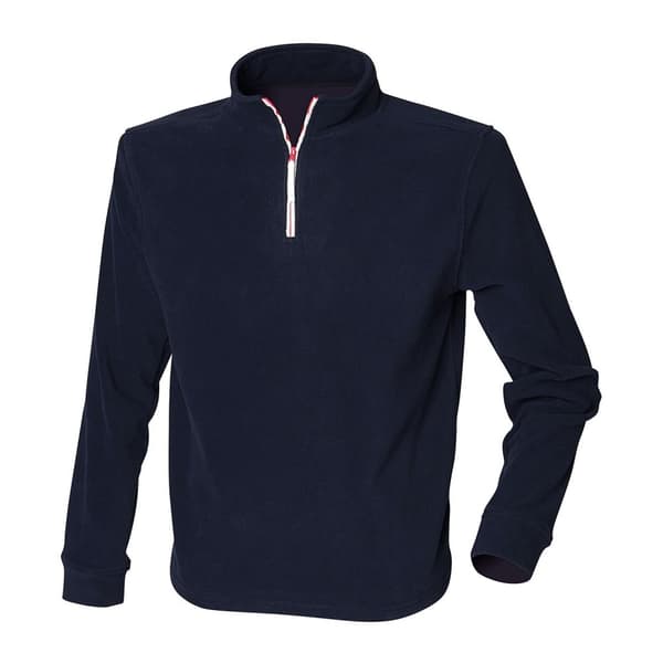 Finden & Hales Microfleece-tröja med dragkedja för herrar
