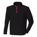 Miniatyrbillede 1 af 2: Finden & Hales Mens Microfleece Zip Neck Fleece Top