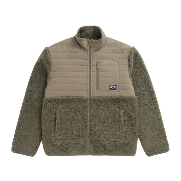 Animal Hennie Borg återvunnen fleecejacka för herrar Khaki Green XS