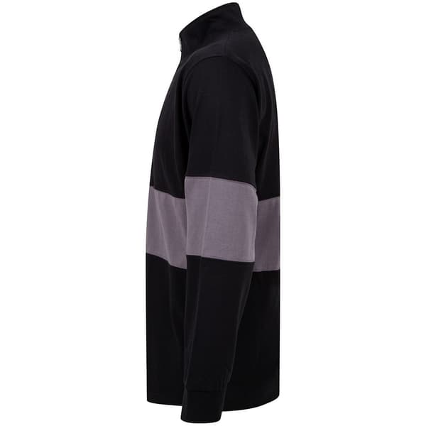 Front Row Unisex Adult Panelled Quarter Zip Jumper