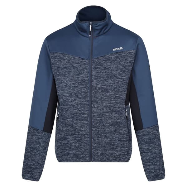 Regatta Mens Coladane VI Marl Full Zip Fleece Jacket Moonlight Denim/Moonlight Denim Marl M