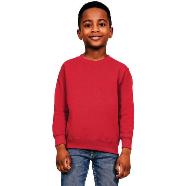 Casual Classics Sweatshirt i blandad ringspunnen bomull för barn