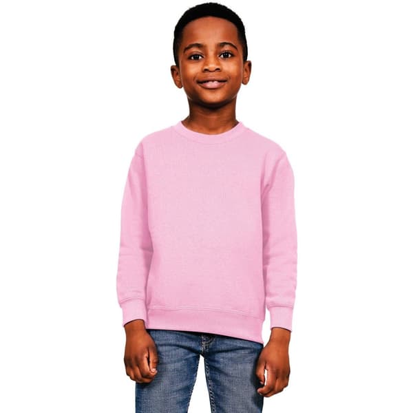 Casual Classics Sweatshirt i blandad ringspunnen bomull för barn
