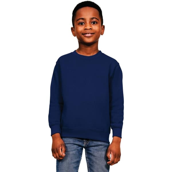 Casual Classics Sweatshirt i blandad ringspunnen bomull för barn