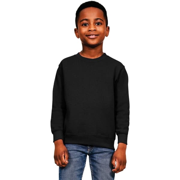 Casual Classics Sweatshirt i blandad ringspunnen bomull för barn