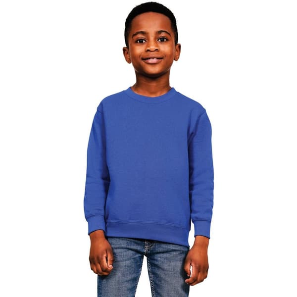 Casual Classics Sweatshirt i blandad ringspunnen bomull för barn