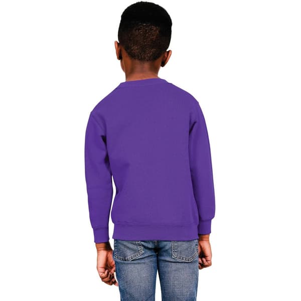 Casual Classics Sweatshirt i blandad ringspunnen bomull för barn