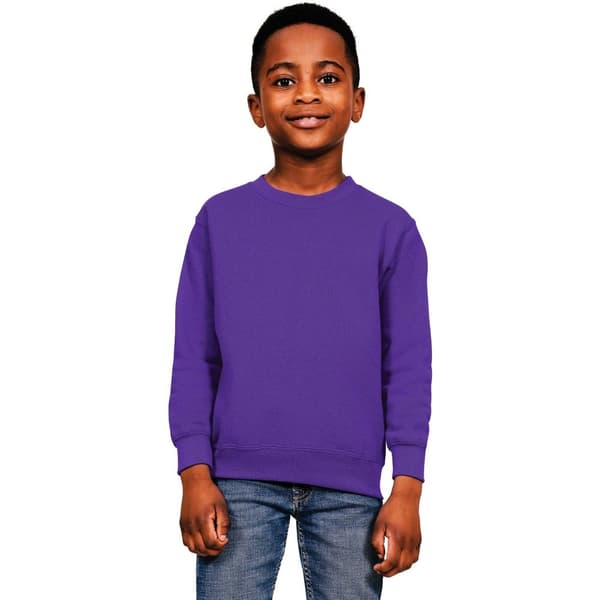 Casual Classics Sweatshirt i blandad ringspunnen bomull för barn