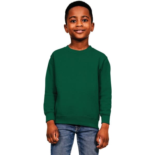Casual Classics Sweatshirt i blandad ringspunnen bomull för barn