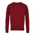 Miniatyrbilde 1 av 2: Premier Mens Knitted Cotton Acrylic V Neck Sweatshirt