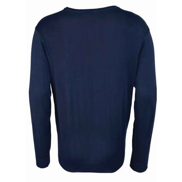 Premier Mens Knitted Cotton Acrylic V Neck Sweatshirt