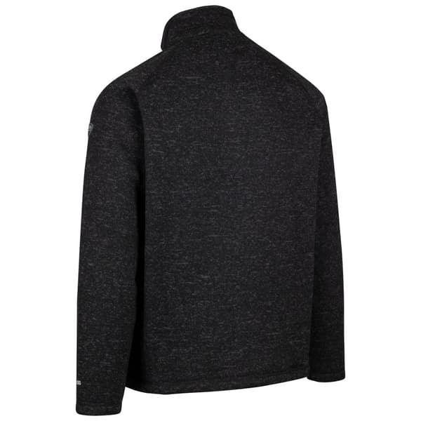 Trespass Mens Corsham Marl Half Zip Fleece Top