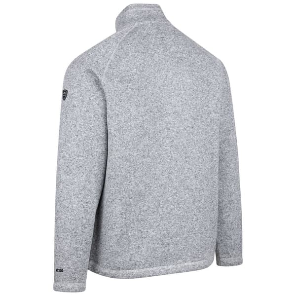 Trespass Mens Corsham Marl Half Zip Fleece Top