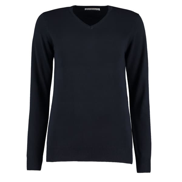 Kustom Kit Womens/Ladies Arundel V Neck Long-Sleeved Sweater Top