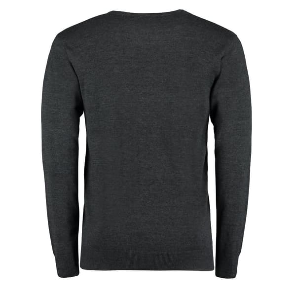 Kustom Kit Mens Arundel V Neck Long-Sleeved Jumper