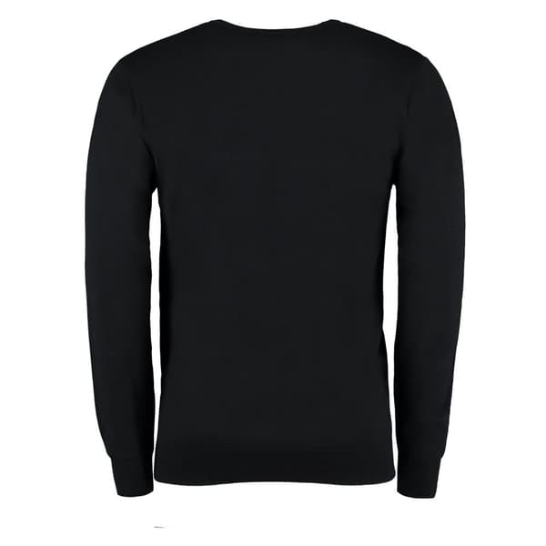Kustom Kit Mens Arundel V Neck Long-Sleeved Jumper