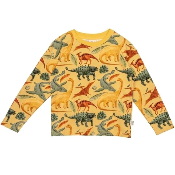 MA-IA FAMILY Saurus-tröja gul