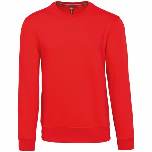 Kariban Sweatshirt med halsringning för män