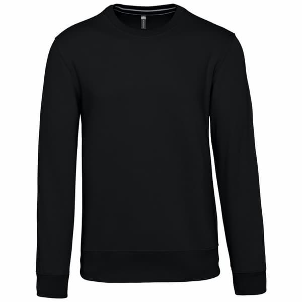 Kariban Sweatshirt med halsringning för män