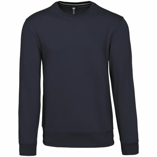 Kariban Sweatshirt med halsringning för män