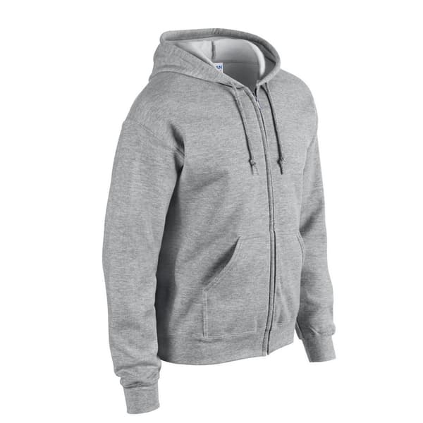 Gildan Mens Heavy Blend Full Zip Hoodie